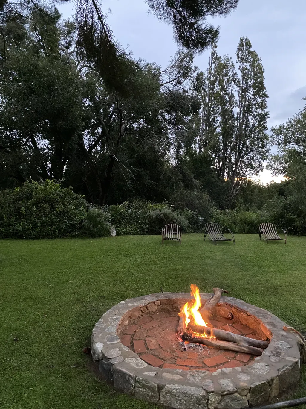 El día que inauguramos el fuego de La Abundancia.