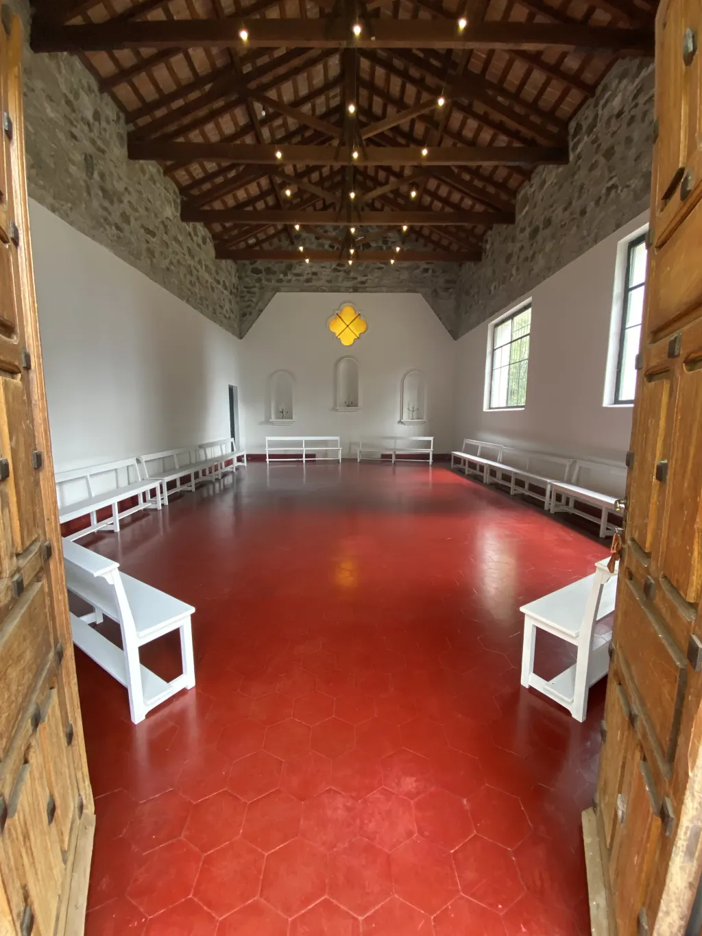El interior de El Infinito.