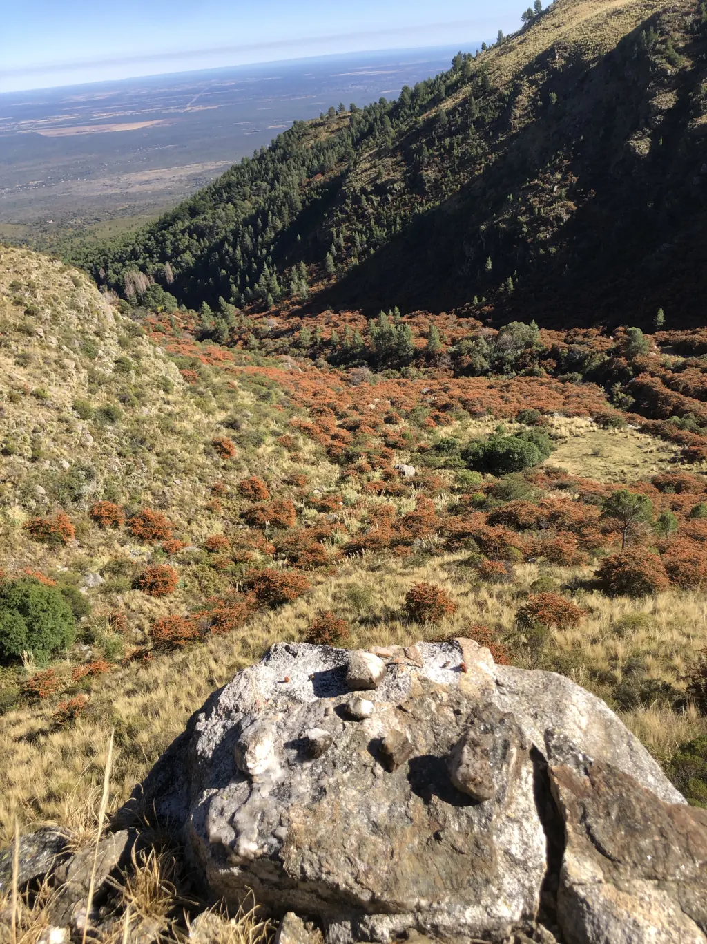 Protección del lugar antes de comenzar el segundo pozo.
